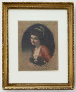 After Romney - 19th Century Engraving, Lady Hamilton as Nature
