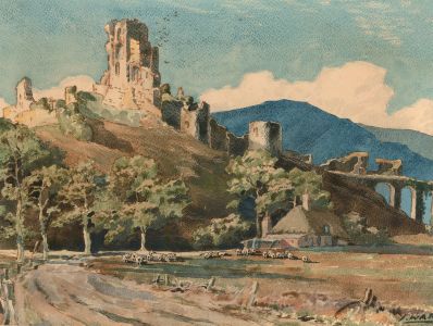 I. Ward - Early 20th Century Watercolour, Rural Ruins