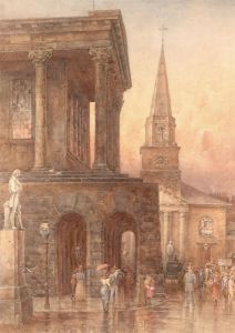 James Billingsley (1860-1932) - 1899 Watercolour, Birmingham Town Hall