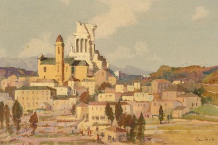 John Mace RBA (1889-1952) - Early 20th Century Watercolour, La Turbie