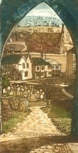 Glynn Thomas (b.1946) - Contemporary Etching, Moot Hall Aldeburgh