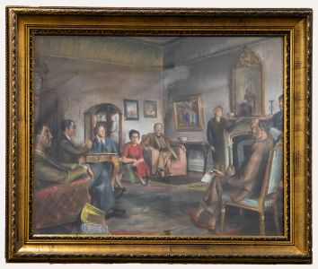 Catherine Moody - 1954 Pastel, Writers’ Circle at Lorne Lodge Festival