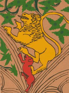 Gill Wilson - 20th Century Silkscreen, Lions in the Choir Stalls
