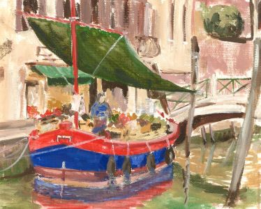 Contemporary Oil - Venetian Floating Market