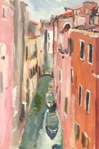 Contemporary Oil - Backwaters of Venice