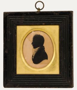 Early 19th Century Watercolour - Silhouette of a Gentleman