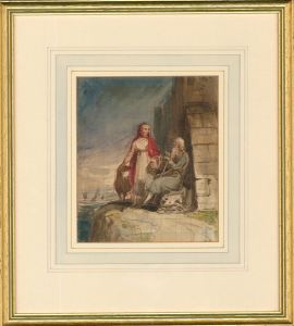 Manner of William Henry Brooke - 19th Century Watercolour, A Coastal Meeting