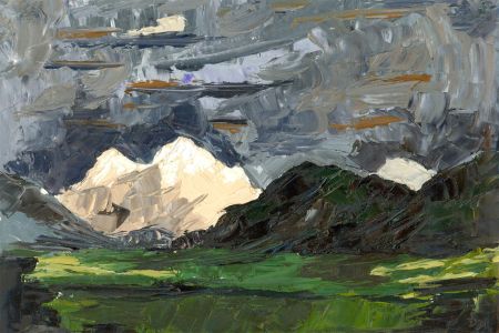 Daniel Nichols - Contemporary Oil, Sutherland Mountains