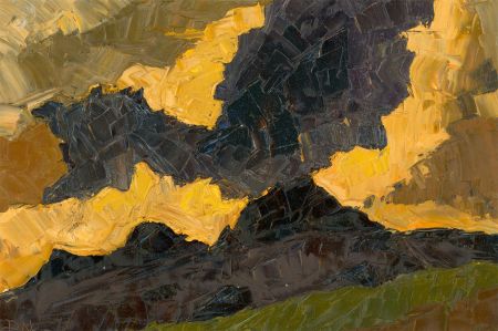 Daniel Nichols After Kyffin Williams - Contemporary Oil, Golden Sky