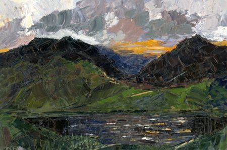 Daniel Nichols - Contemporary Oil, In The Scottish Highlands