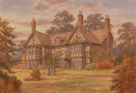H. Hunington - 1905 Watercolour, Kersal Cell