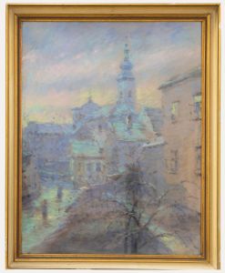 Frantisek Straznicky (1913-1985) - 1959 Pastel, Early Morning Light