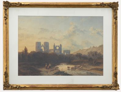 Attrib. Henry Earp Senior (1831-1914) - Framed Watercolour, Elgin Cathedral