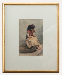 Late 19th Century Watercolour - Costume Portuguesa