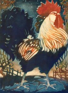 H. MacNicol - Mid 20th Century Watercolour, A Cockerel