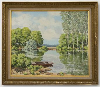Jean Chebret (1913-2000) - 20th Century Oil, Summer Lake
