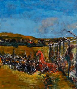 Christopher Cook - 20th Century Acrylic, Ensnared