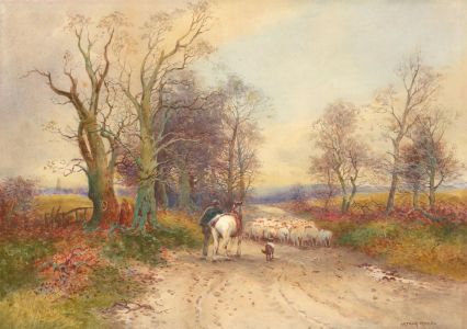 Arthur Wallis Mills (1876-1940) - Watercolour, Near Woodstock Oxon