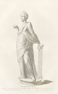 Zanetti's Ancient Statues - 18th Century Engraving, Cleopatra