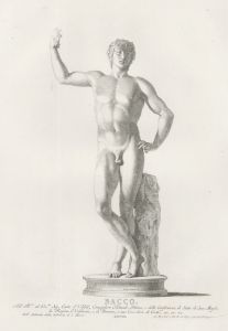 Zanetti's Ancient Statues - 18th Century Engraving, Bacchus