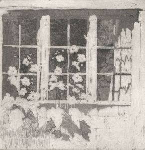 Wendy Trinder (1942-2020) - Contemporary Etching, Japanese Anemones