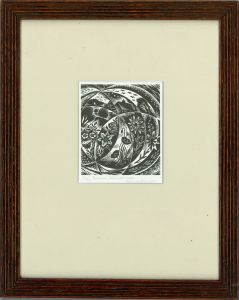 Gwenda Morgan (1908-1991) - Framed Wood Engraving, Summer Kaleidoscope