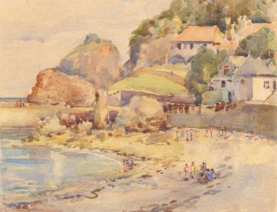 Clitheroe - 1950 Watercolour, Babbacombe, Devon
