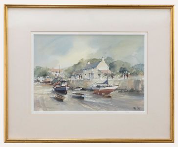 Peter Toms RSMA (b.1940) - Contemporary Watercolour, Low Tide