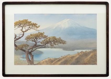 Tananchi - Japanese School 20th Century Watercolour, Mount Fuji