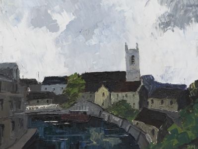 Daniel Nichols - Contemporary Oil, Skipton Canal