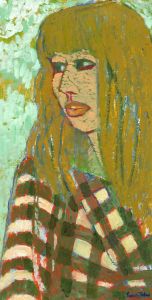 Ewart Johns (1923-2013) - 1982 Oil, Vic in Checks