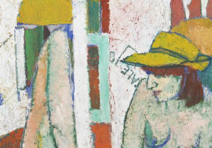 Ewart Johns (1923-2013) - 1987 Oil, Rachel, 2