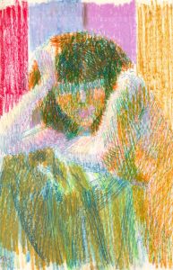 Ewart Johns (1923-2013) - 1979 Pastel, Study of a Girl (Katrina)