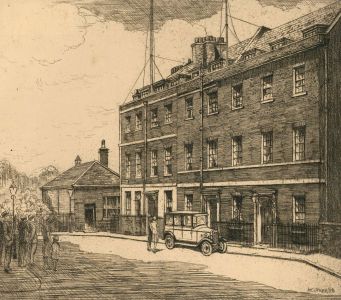 Herbert Cutner (1881-1969) - Early 20th Century Etching, 10 Downing Street
