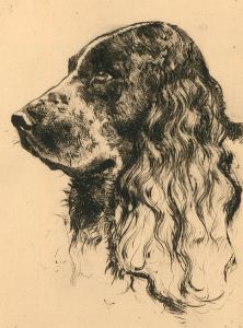 Herbert Cutner (1881-1969) - Mid 20th Century Etching, Portrait of Binkie