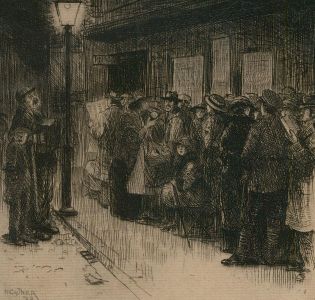 Herbert Cutner (1881-1969) - Early 20th Century Etching, A Sold Out Performance