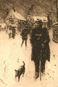 Herbert Cutner (1881-1969) - Early 20th Century Etching, Blind