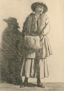 Herbert Cutner (1881-1969) - Early 20th Century Etching, Winter Warmers