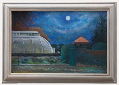 Dorothy Southern - Framed Contemporary Oil, Late Visitors