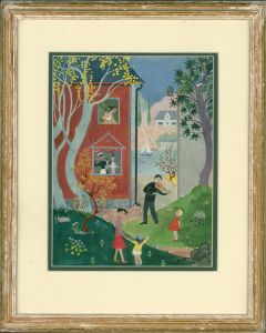 1951 Watercolour - A Song for the Villagers