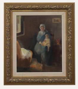 Nicolai Coster - Mid 20th Century Oil, The Nursery