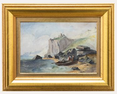 Early 20th Century Watercolour - The Smugglers