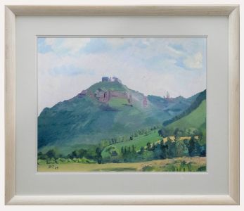 D. Pillar - 1965 Oil, Nideggen Castle