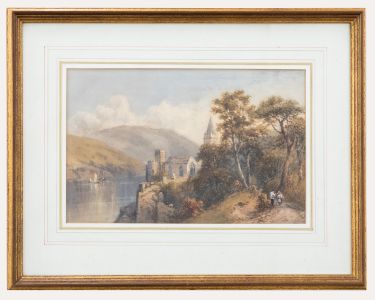 Thomas Miles Richardson Jnr. RSA, RSW (1813-1890) - 1869 Watercolour, A Church