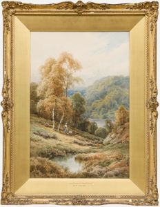 Henry Deacon Hillier Parker (1858-1930) - Watercolour, Loch Achray Perthshire