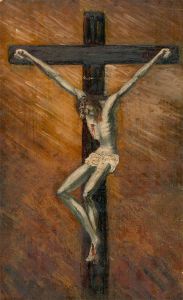 Raymond Laurieu - 20th Century Oil, The Crucifixion