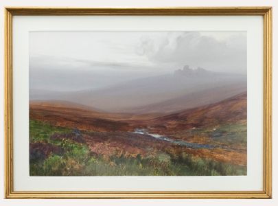 Frederick John Widgery (1861-1942) - Framed Watercolour, A Moorland Scene