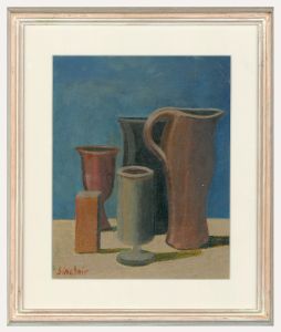 Sinclair - Mid 20th Century Oil, Assortment of Pottery Jugs