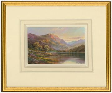 Hilary Schoffield (1958-2007) - Early 20th Century Gouache, A Highland Scene