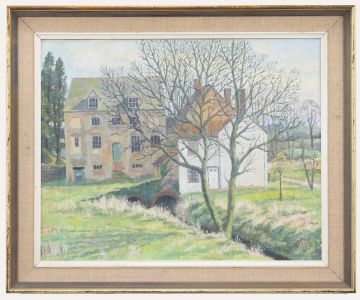 Donald Ewart Milner PRWA (1898-1993) - Mid 20th Century Oil, The Disused Mill